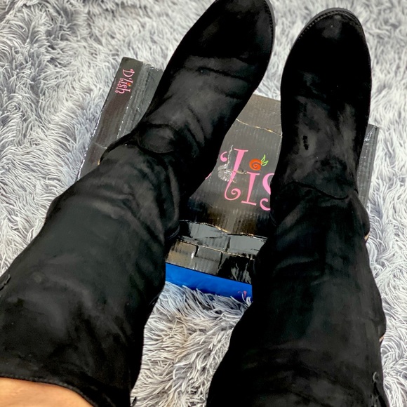 Black Over the knee boots - Picture 3 of 4